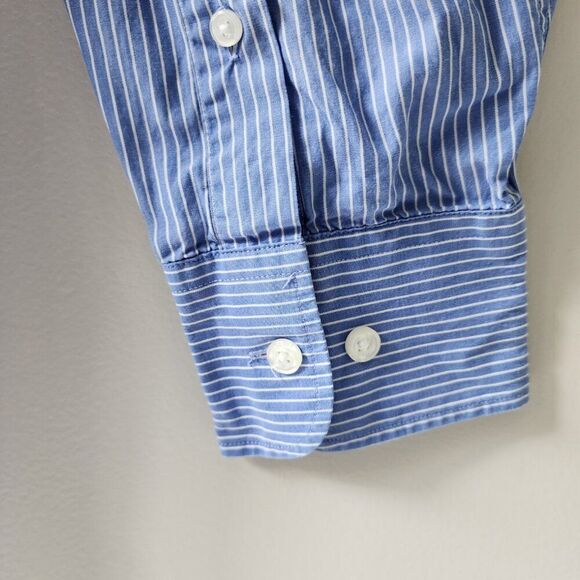 NAUTICA Men's Dress Shirt | Long Sleeve Button Down | 100% Cotton | 17" Neck - Picture 4 of 6